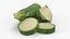 Fresh Green Zucchini Slices 5