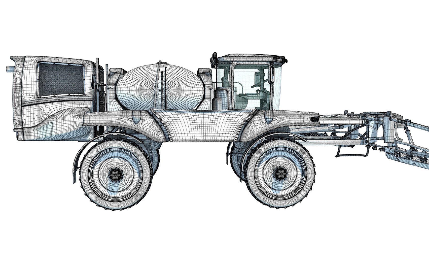3D Farm Sprayer Model - TurboSquid 1410891