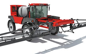3D farm sprayer model