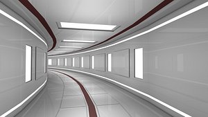 3D Hallway model