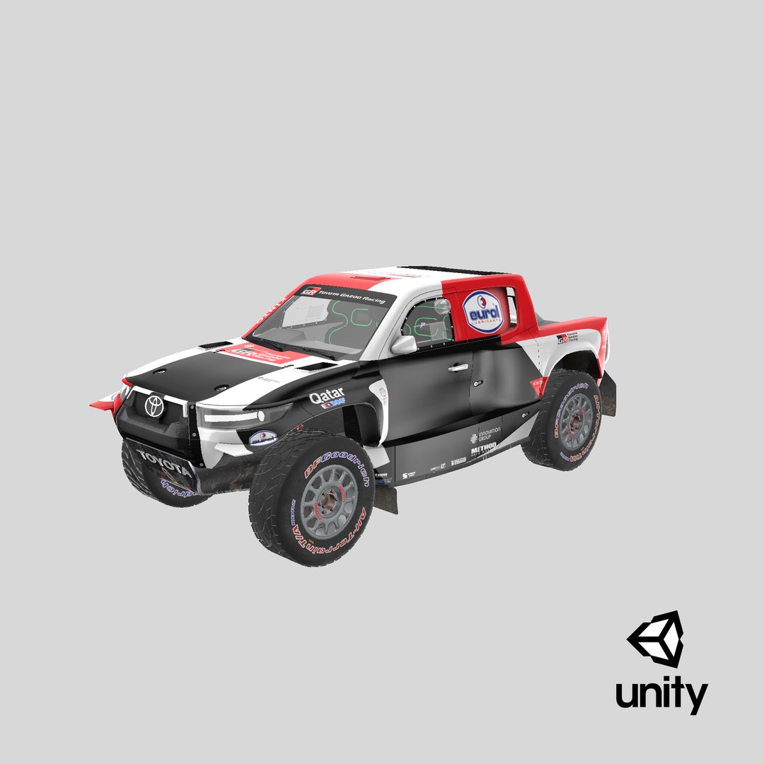 Toyota Hilux Dakar Rally Toyota Gazoo Racing model https://p.turbosquid.com/ts-thumb/e2/c8gRBZ/vL/stemcell_unity_render/png/1674659249/1920x1080/fit_q87/1438b3ec3f2fa92aee1f9350e51e01bf2cbde868/stemcell_unity_render.jpg