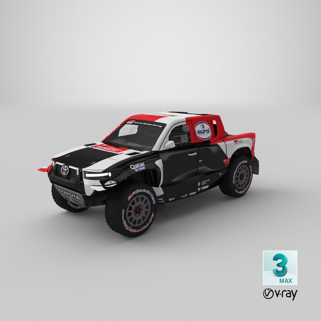Toyota Hilux Dakar Rally Toyota Gazoo Racing model https://p.turbosquid.com/ts-thumb/e2/c8gRBZ/vp/stemcell_max_vray_render/png/1674659243/1920x1080/fit_q87/8a96ec6d6c3acfe9cc81061585c5a33d063aba8c/stemcell_max_vray_render.jpg
