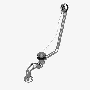 Basin wastes and traps with outlet 1