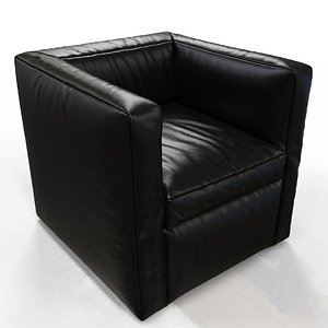 3D model realistic leather