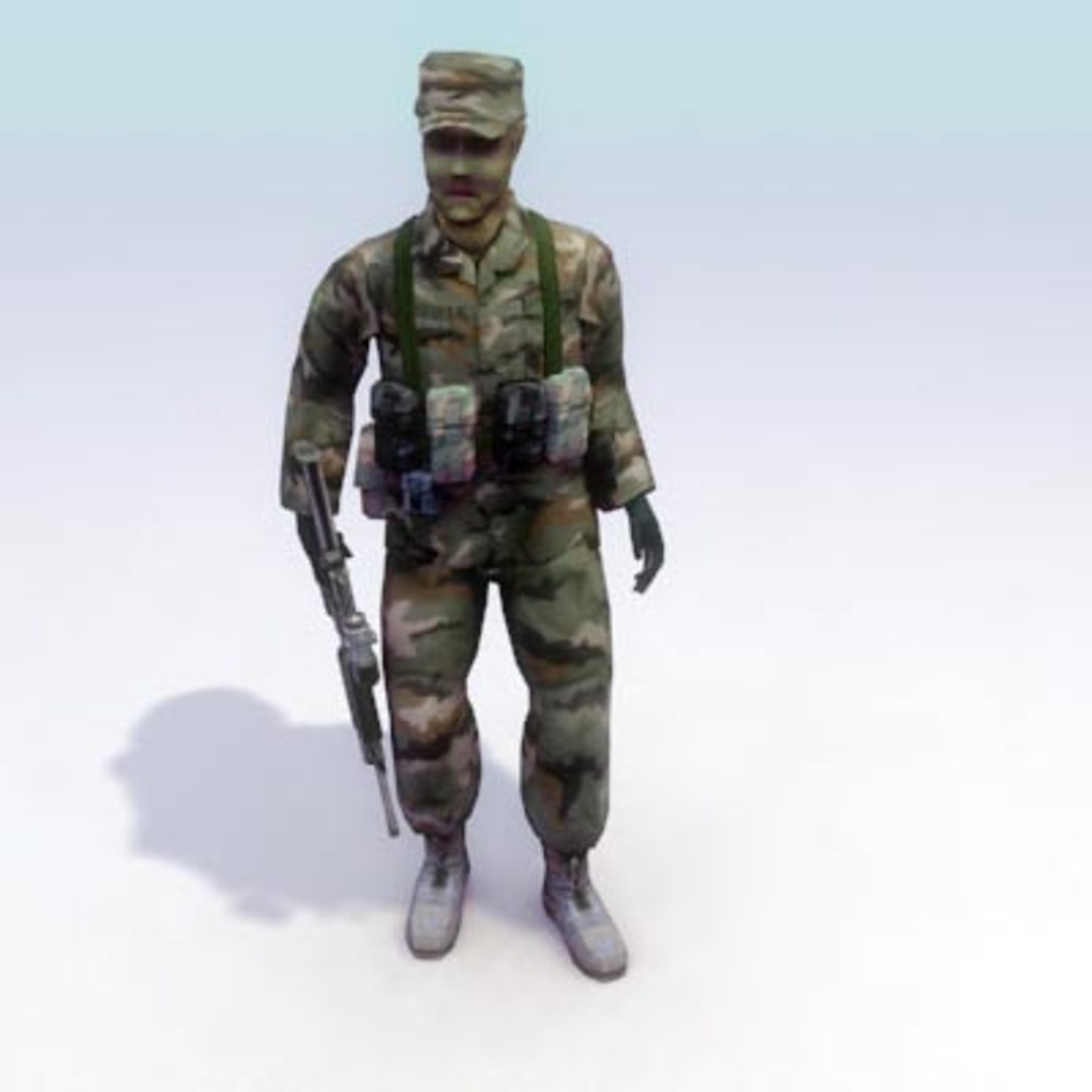 3d Model Usarmy Ranger