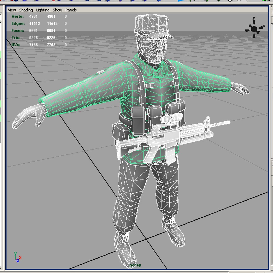 3d Model Usarmy Ranger