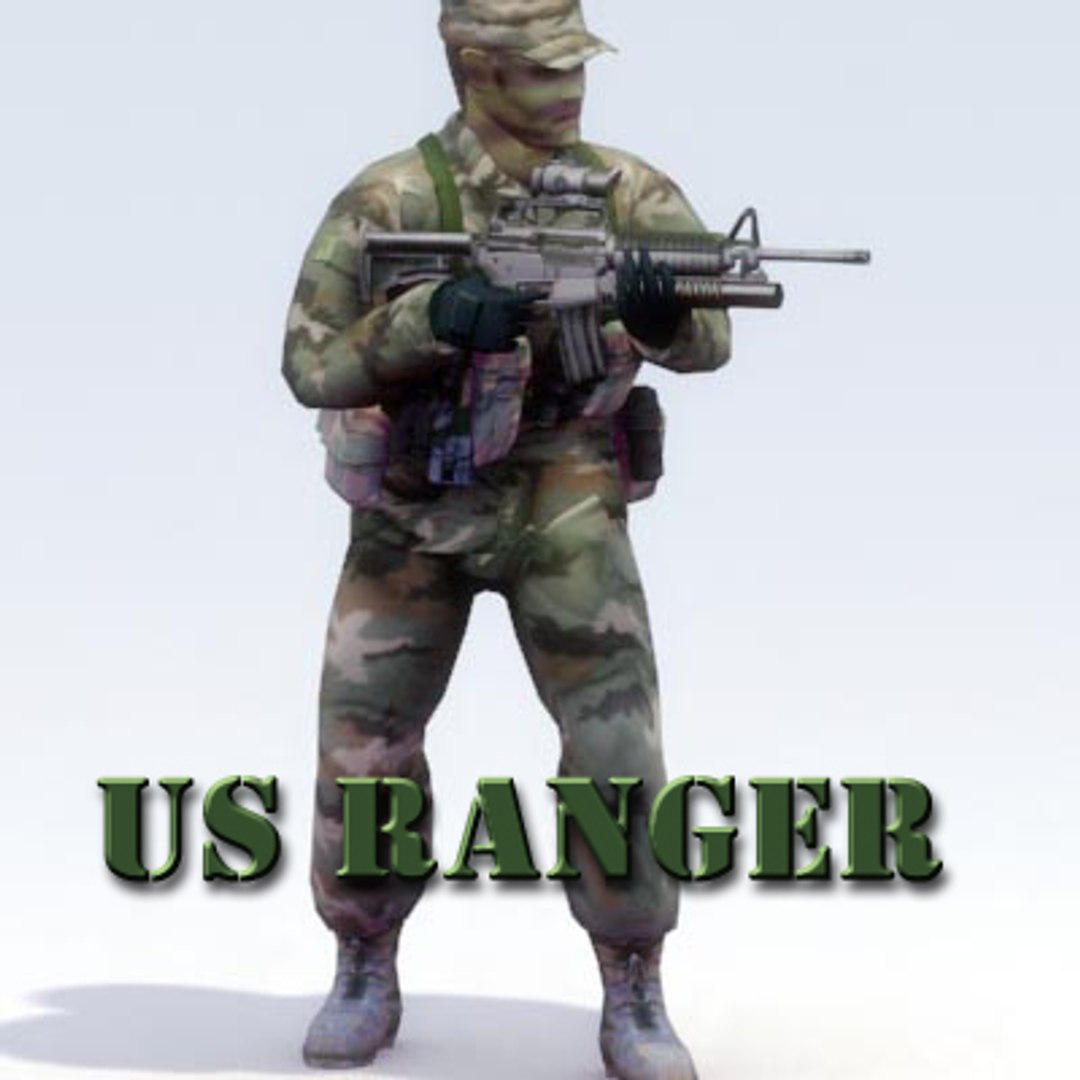 3d Model Usarmy Ranger