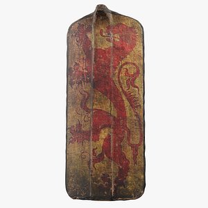 Pavise Shield 3D Model