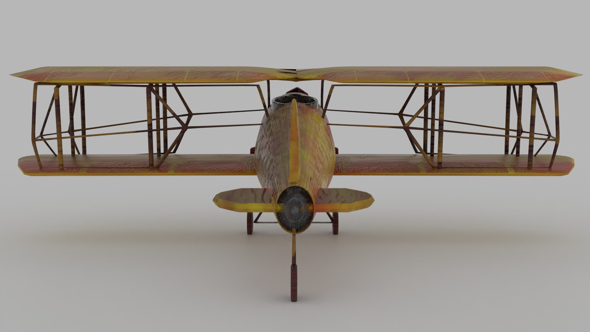 3D Low Poly 90s Plane Model - TurboSquid 2117798
