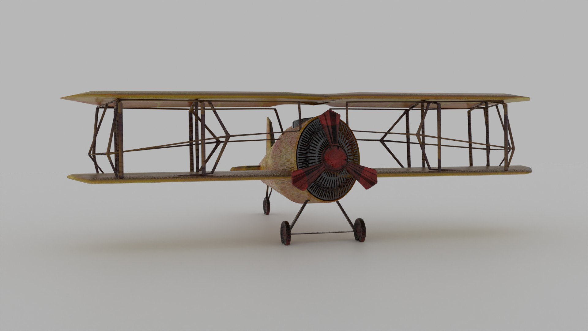 3D Low Poly 90s Plane Model - TurboSquid 2117798
