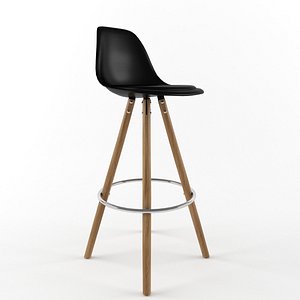 3d stool interior chair