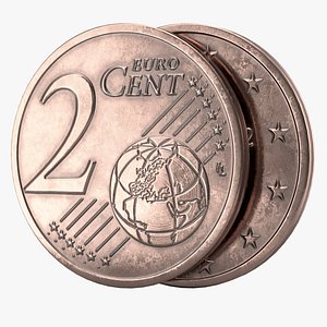 euro cent pbr 3D model