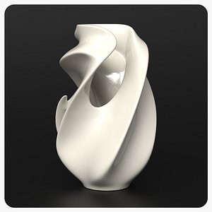 Modern Abstract Ceramic Sculpture