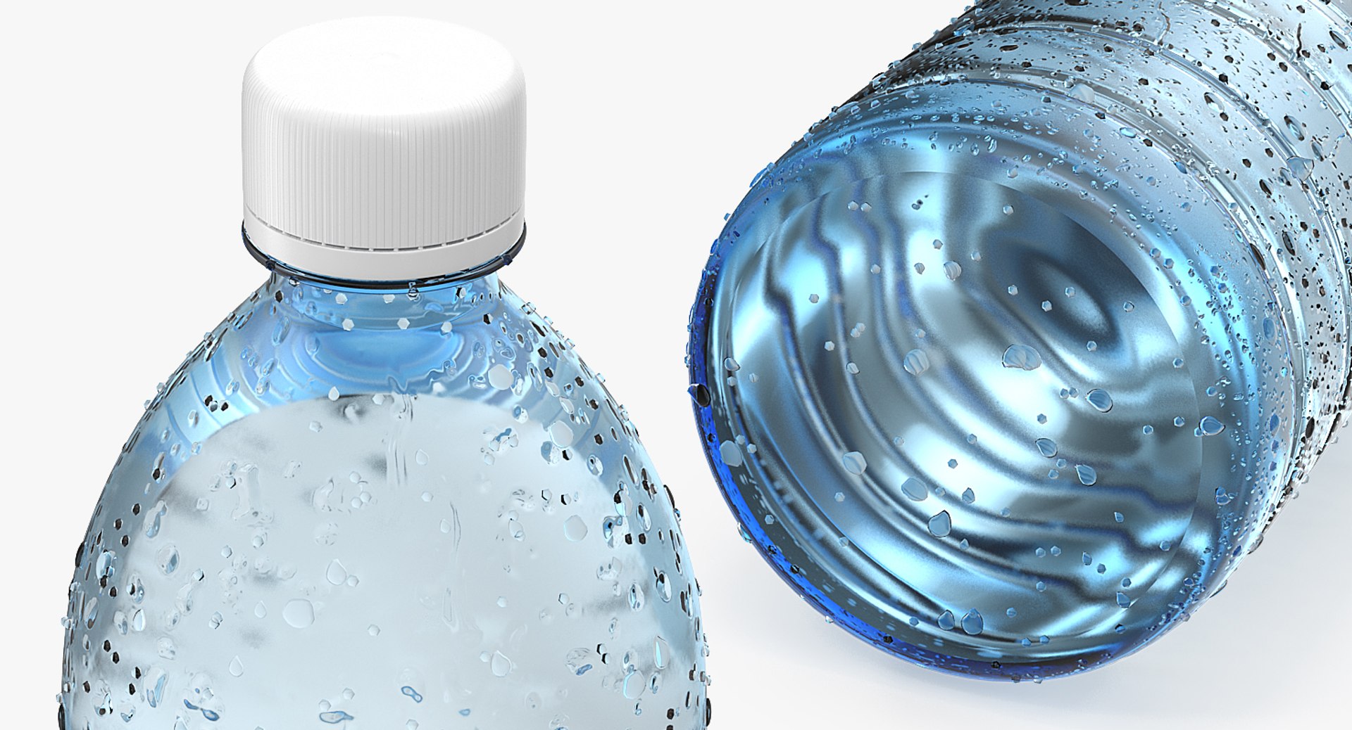 Water Bottle Covered Condensation 3D Model - TurboSquid 1240701