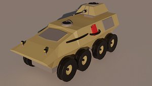 Lav-25 LowPoly Vehicle 3D