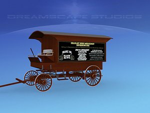 3D wagon medicine model