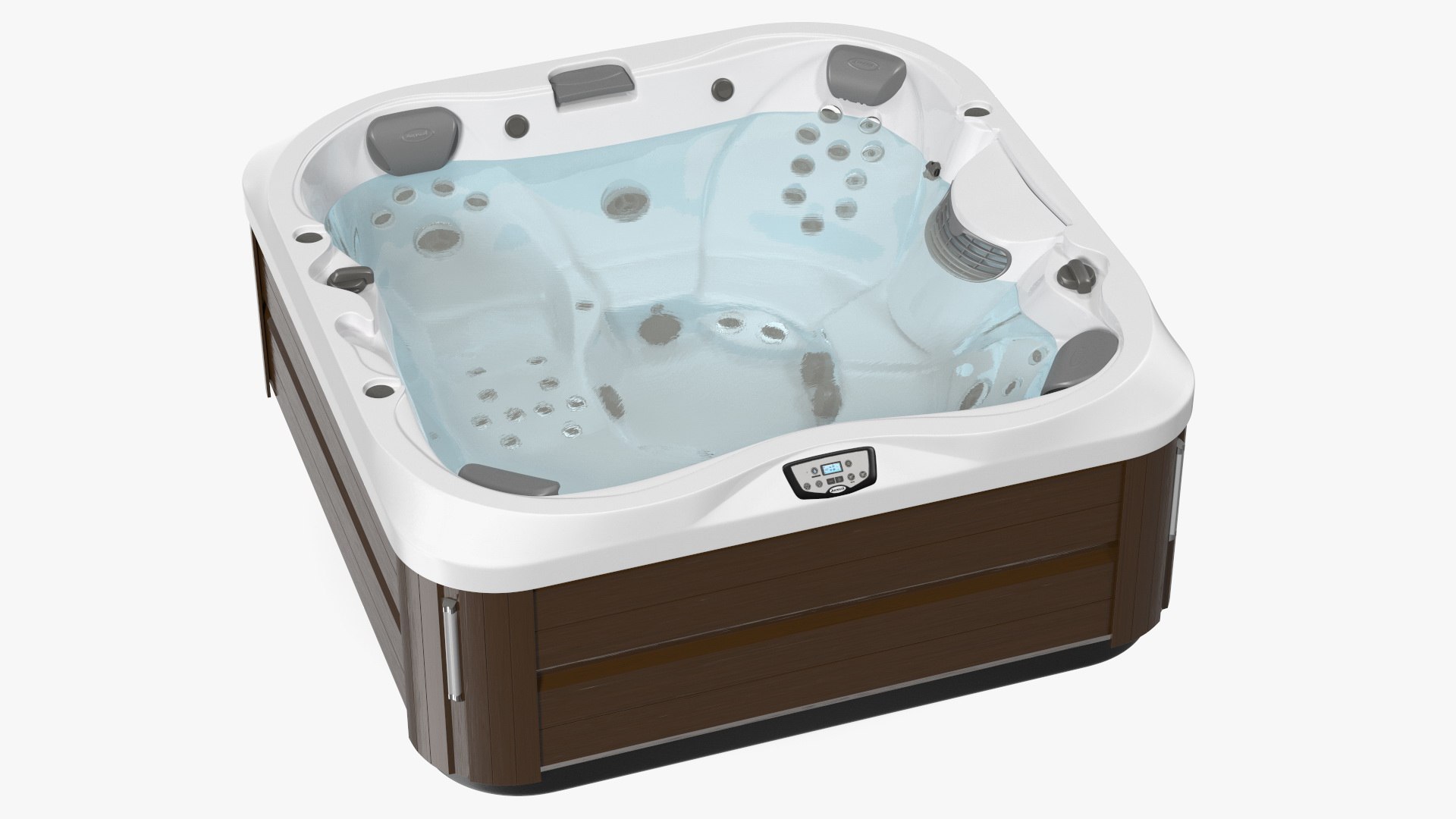 3D Jacuzzi J 335 Hot Tub Brown with Water TurboSquid 1728131