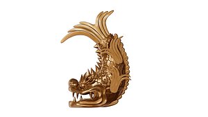 Statue of a Chinese-style fish