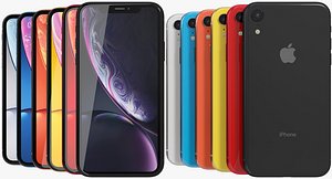 3D model realistic apple iphone xr