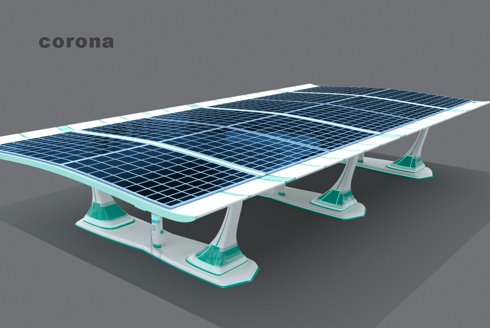 Solar Charger 3d Model