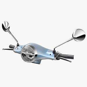 3D model scooter steering wheel