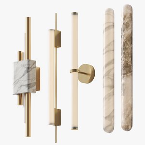 3D model Modern Metier - wall lamps set