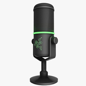microphone razer seiren elite 3D model