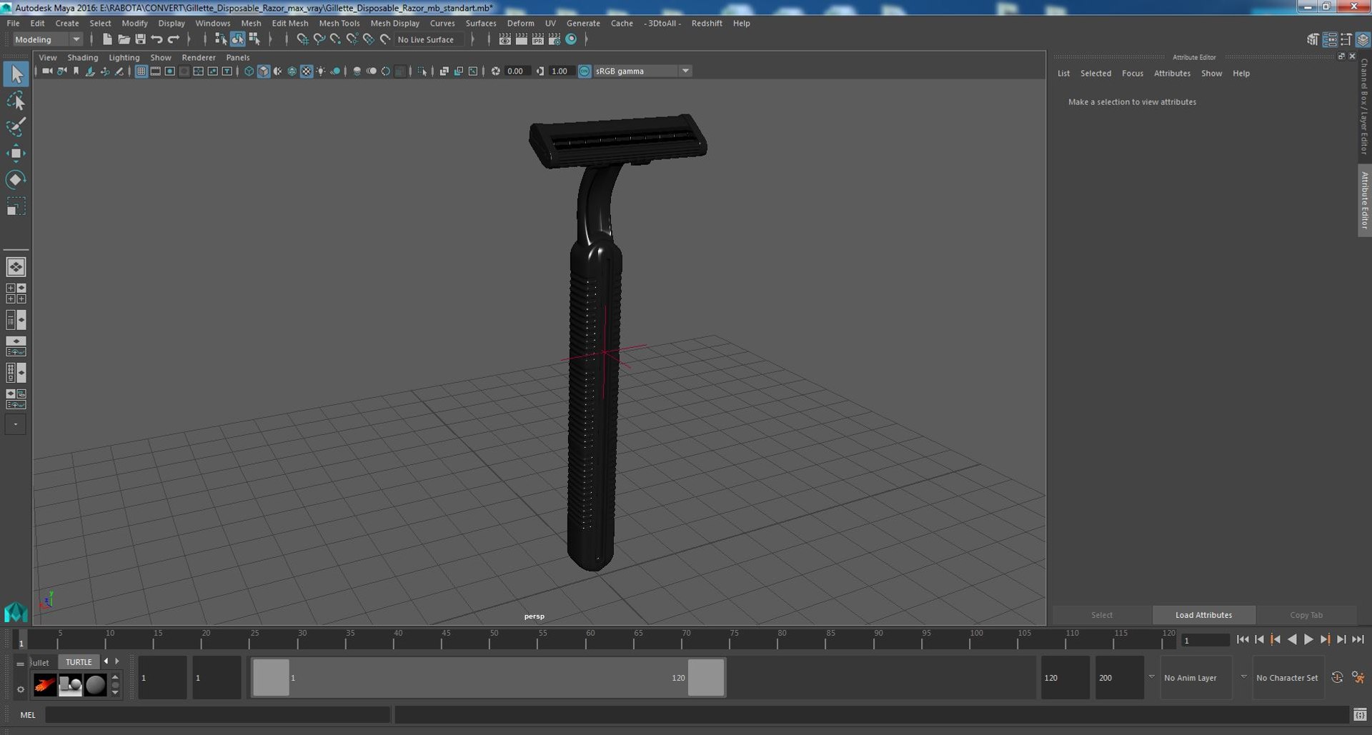 3D Gillette Disposable Razor - TurboSquid 1951721