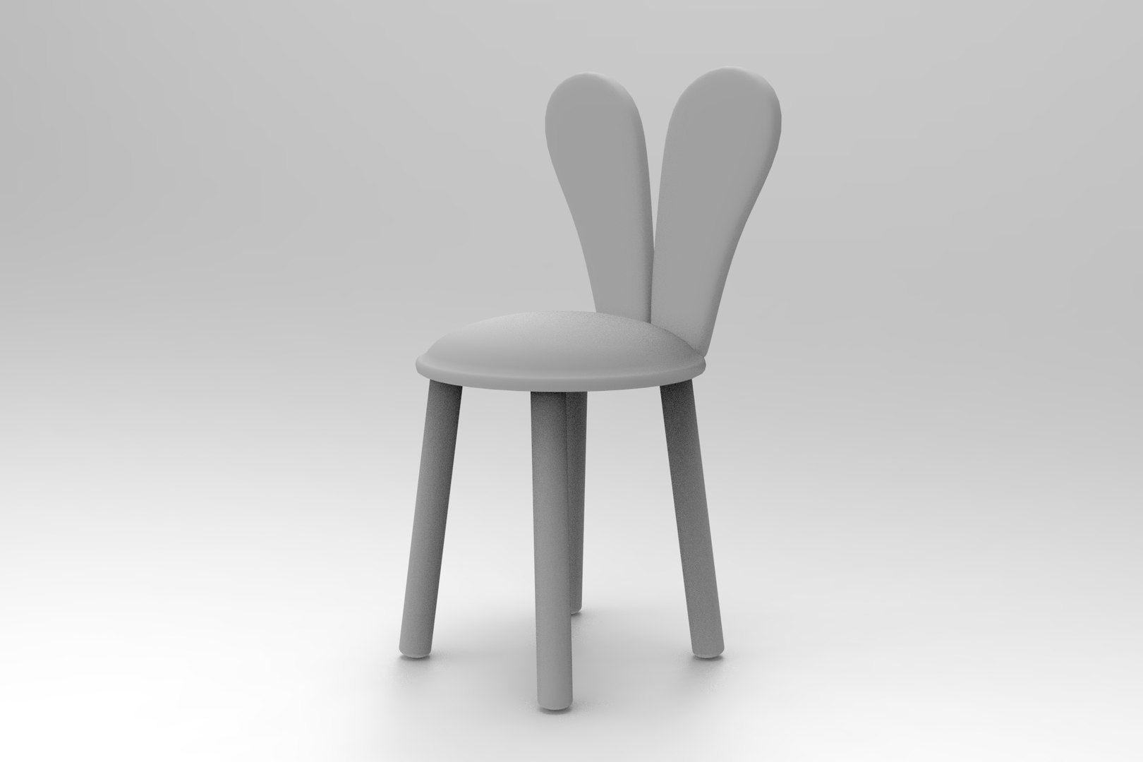 Little Bunny Chair 3D Model - TurboSquid 1899772