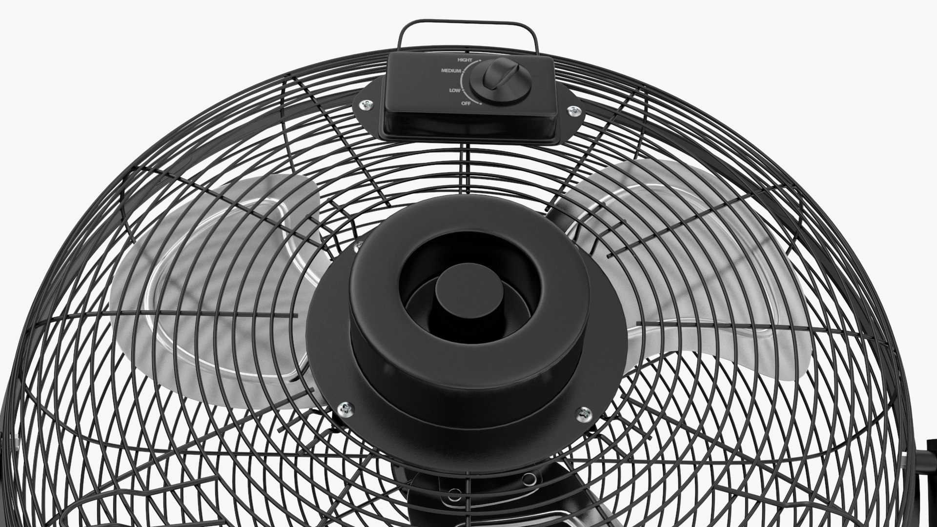 Small Floor Simple Deluxe Fan Black 3D Model - TurboSquid 2115313