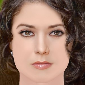 Fernanda Castillo Head - No Hair - Low poly head for game