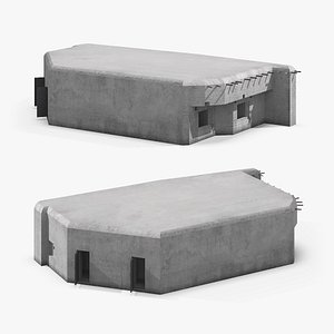 Concrete Military Bunker Structure