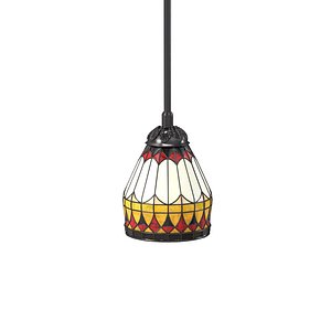 Astoria Grand Beverly 1 Light Single Bell Pendant 3D