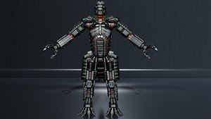 3D Mecha Godzilla low-poly model