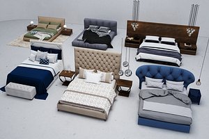 3D bed furniture cloth