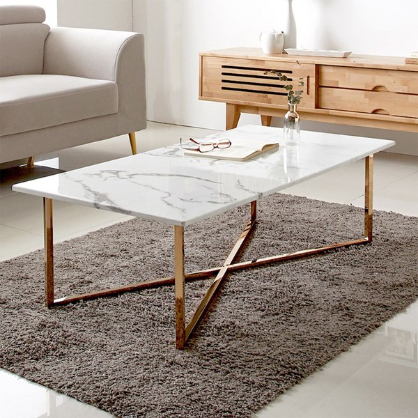 3D Rotique Marble Sofa Table