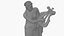 3D Lyre Player Antique model