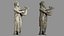 3D Lyre Player Antique model