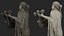 3D Lyre Player Antique model