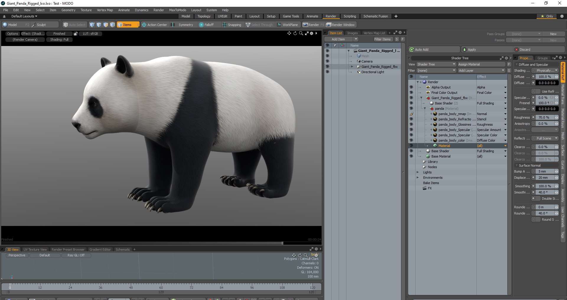 Giant Panda Rigged For Modo 3D Model - TurboSquid 1852724