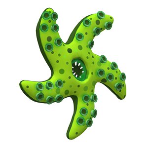 Throwing Starfish 3D model