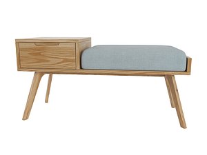 storage bench jenson 3D model