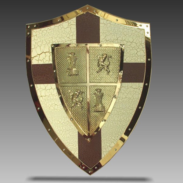 3d model medieval shield