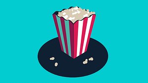 Toon popcorn cinema