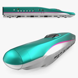 3D speed train shinkansen e5