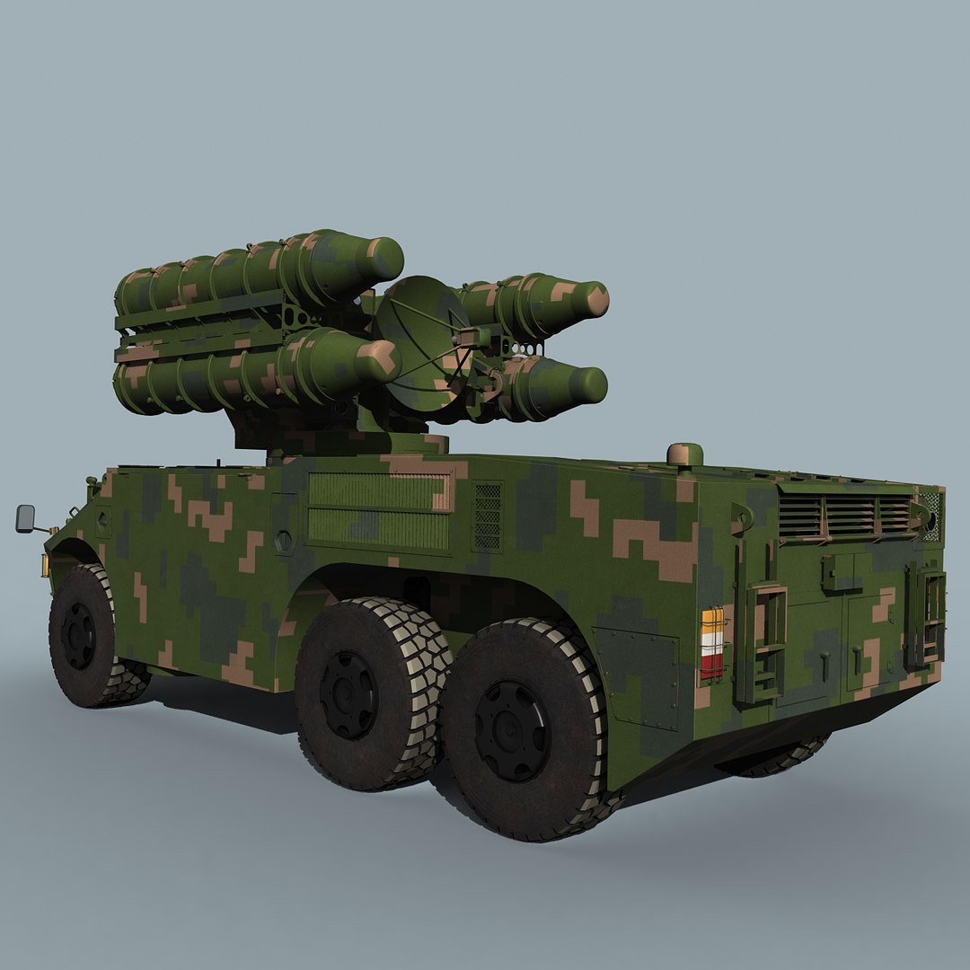 Hq-7 Hq-7b 3D Model - TurboSquid 1364972