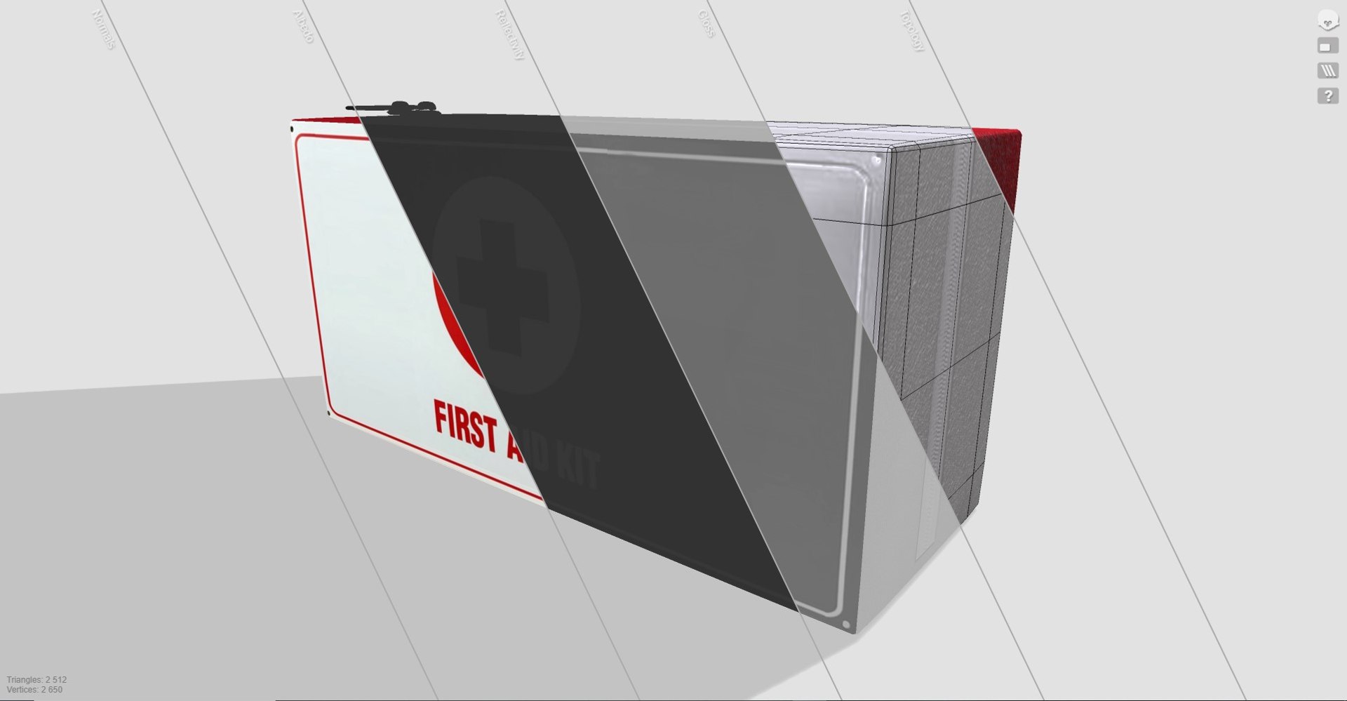 First aid kit 3D model https://p.turbosquid.com/ts-thumb/e4/9pPgBm/s3/z/jpg/1625492340/1920x1080/fit_q87/081cc3aecd817a129d3b77d0b0017a2346886166/z.jpg