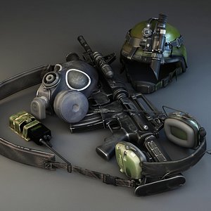 3D military model