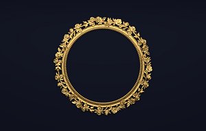 3D model mirror frame