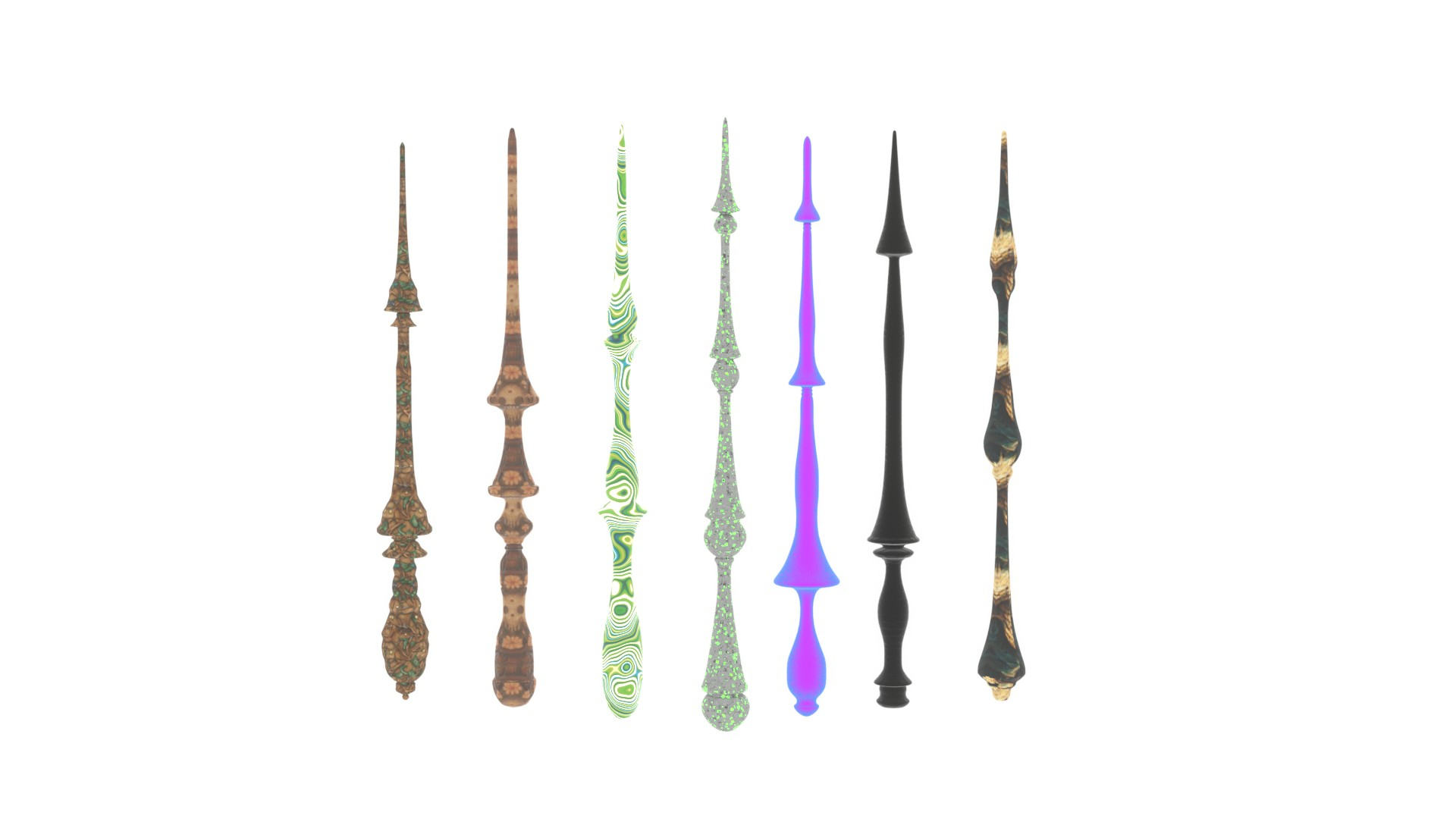 Wands 3D Model - TurboSquid 2067194